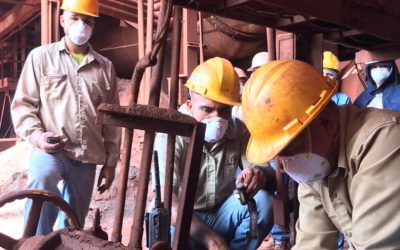 En franco avance mantenimiento programado en Planta de Briquetas