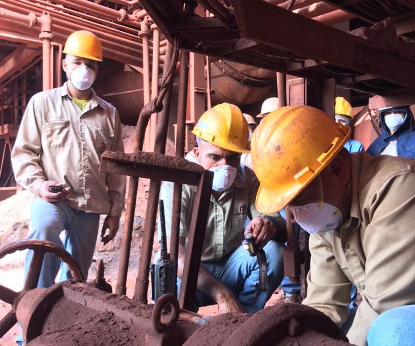 En franco avance mantenimiento programado en Planta de Briquetas