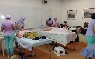 Instituto de Cosmiatría realizó pasantía comunitaria en el Centro Cívico