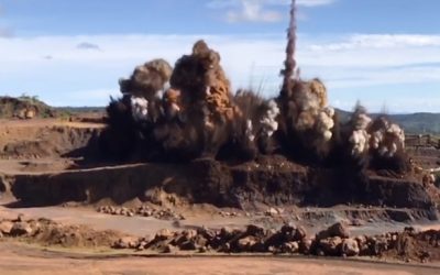 En la Mina Los Barrancos Ferrominera Orinoco logra más de 450 mil toneladas de mineral volado