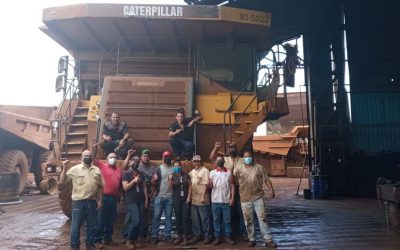 Ferromineros recuperan equipo de carga y acarreo de mineral de hierro