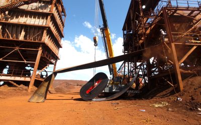 PMH INICIA SUSTITUCIÓN DE CINTAS TRANSPORTADORAS DE MINERAL
