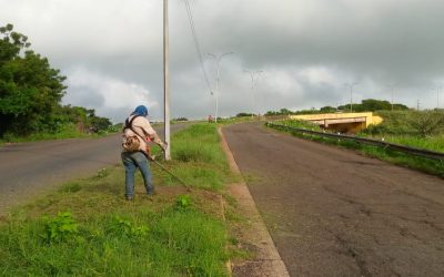 CVG Ferrominera realiza jornada de limpieza desde semáforo de La Floresta