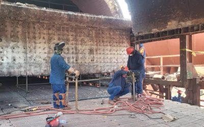 Ferrominera inició restauración de Parrilla Móvil de Planta de Pellas