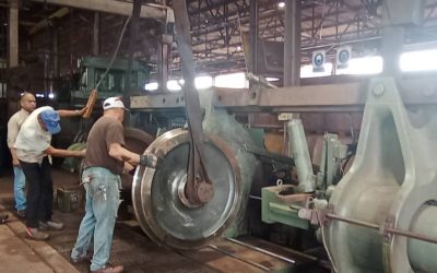 Ferrominera ensambla ruedas en prensa instalada por los trabajadores