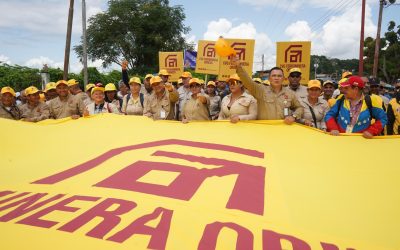 FERROMINEROS RESPALDAN MENSAJE EN FAVOR DE LA PAZ Y CONTRA LA GUERRA