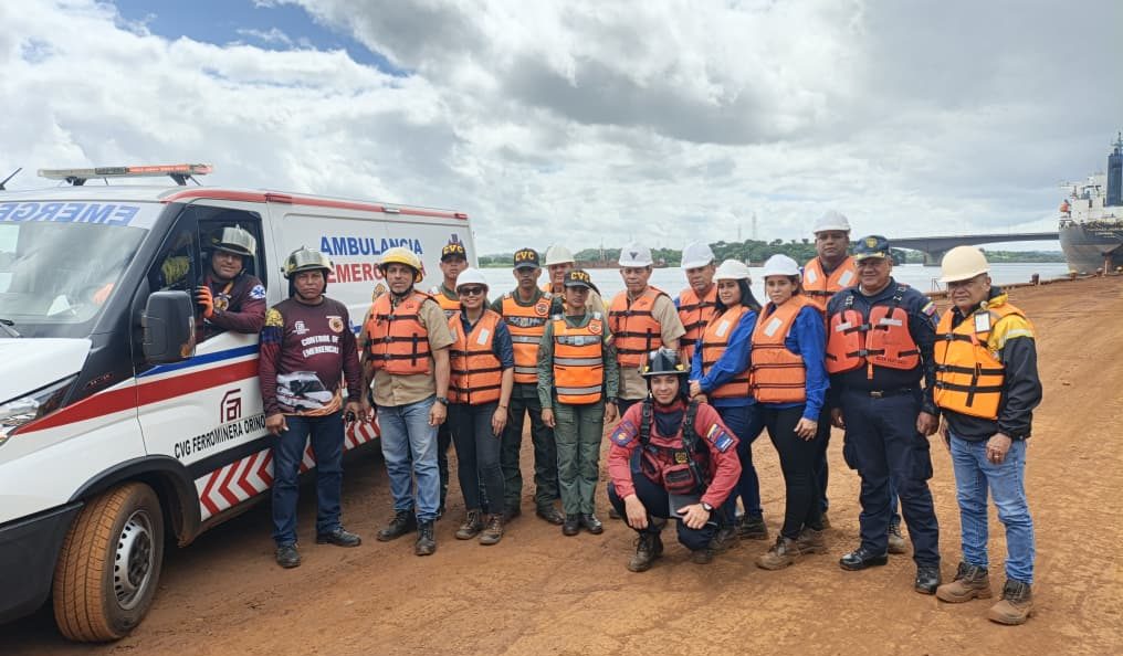 FMO realiza simulacro de rescate en su muelle