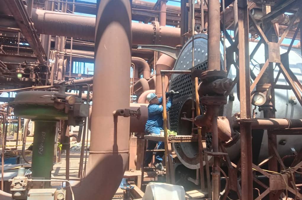 Culmina primera fase de mantenimiento en Planta de Briquetas