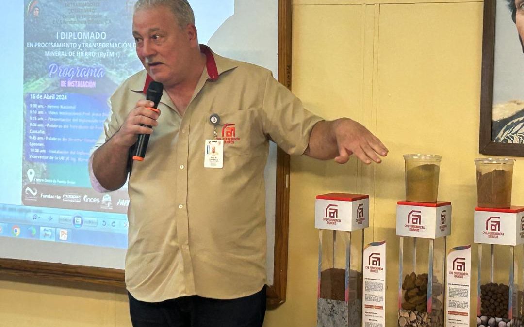 Trabajadores se formarán en Diplomado de Procesamiento de Mineral de Hierro