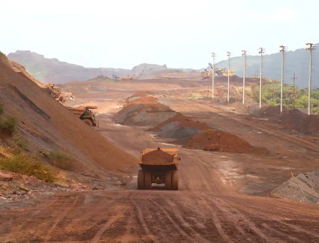 Operaciones de Ferrominera Orinoco en la mina San Isidro