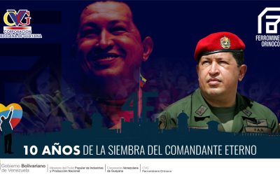 10 años de la siembra del Comandante Chávez