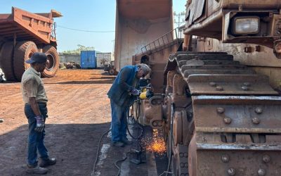 Ferrominera repotencia equipos pesados para el sistema de producción