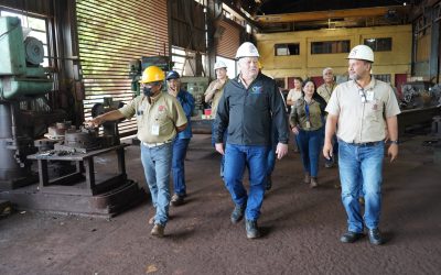 Afianzamos estrategias operativas para el procesamiento de mineral de hierro