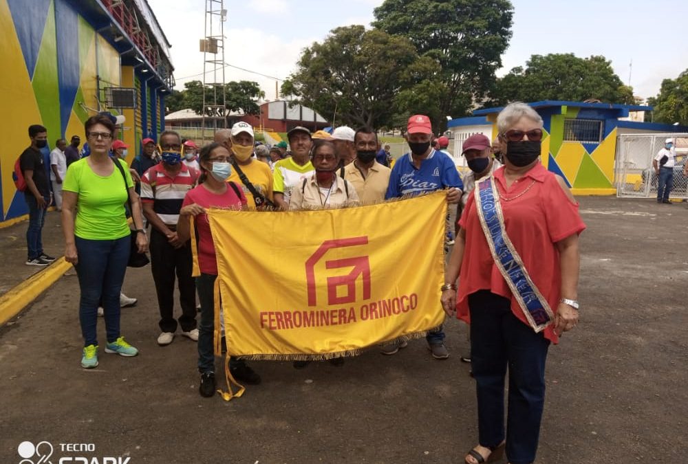 Ferromineros presente en los Juegos Laborales del personal pasivo de Guayana