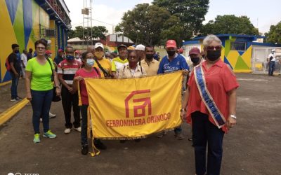 Ferromineros presente en los Juegos Laborales del personal pasivo de Guayana