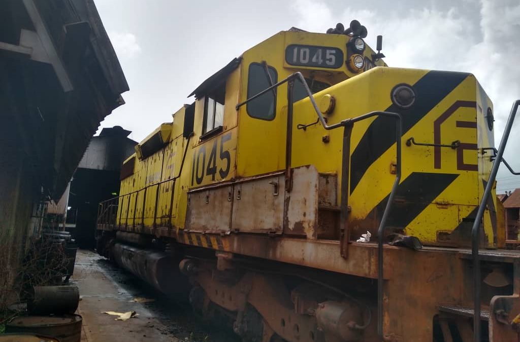 Ferrominera incorpora locomotora 1045 a la producción