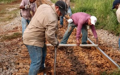 Ferrominera optimiza kilómetros 14, 16 y 16.5 de la línea férrea principal